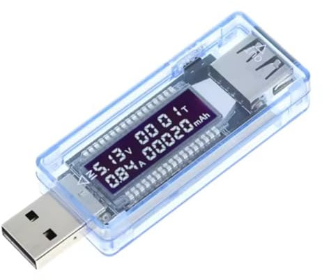 Huudngeje Spannungsmessgeräte Strom Spannung Kapazität Batterietester USB Volt Strom Spannung Doktor Ladegerät Kapazität Tester Meter