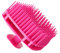 Brosse de douche carrée portable pour éliminer efficacement les pellicules et relaxer la tête Spa pendant le bain Brosse à cheveux carrée en TPE