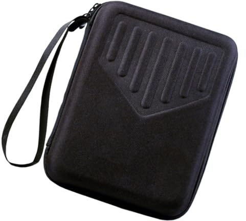 UTHCLO Kalimba Aufbewahrungsbox aus Eva Robuste Tasche zum Schutz und Einfachen Transport von Daumenklavieren Schwarz für Unterwegs