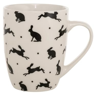BOLTZE Blacky Becher mit Henkel weiß 0,35l
