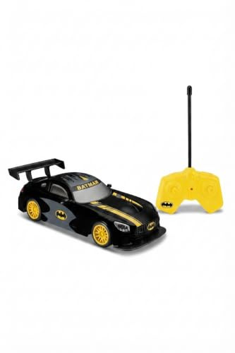 Mondo Motors - RC Batman Auto 1:28 - ferngesteuertes Modell 16 cm - Spielzeugauto für Kinder - 63870