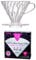 Hario V60 Clear Coffee Dripper 02 with White V60 Paper Filters 40 Sheets & Measuring Scoop