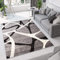 TAPISO Dream Kurzflor Teppich Modern Wohnzimmer Ecru Schwarz Grau Meliert Streifen Design Schlafzimmer Esszimmer Küche ÖKOTEX 300 x 400 cm
