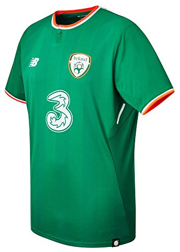 New Balance Herren Offical FAI Merchandise Ireland Home 2017/2018 Kurzärmeliges Jersey