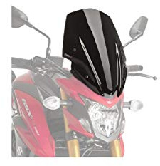Puig 9436N New Generation Naked Touring optimierte Aerodynamik, Schwarz