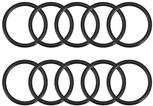 sourcing map 10 Stück O-Ringe Dichtung 15 mm x 19 mm x 2 mm Metrische Nitrilkautschuk Dichtungsring für Sahnespender Poolpumpe Schnellkupplung Kaffeebecher