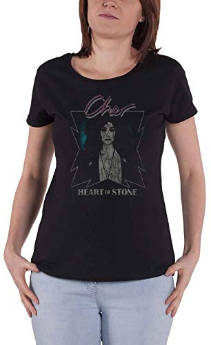 Cher Band Monkey Ladies T-Shirt Heart of Stone