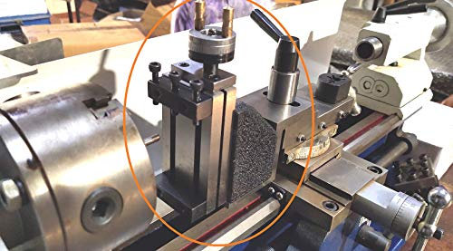 Mini scivolo di fresatura verticale montato su piastra angolare in ferro da stiro, adatto per mini torni