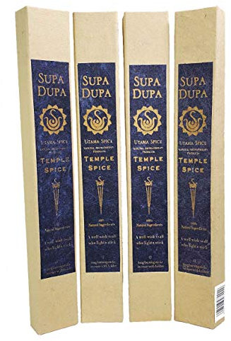 Utama Spice Temple Spice Räucherstäbchen, lang, 4 Stück