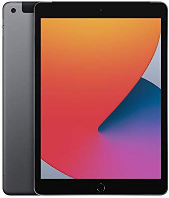 2020 Apple iPad (10,2, Wi-Fi + Cellular, 32GB) - Grigio siderale (8ª generazione)