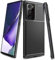 PIXFAB For Samsung Galaxy Note 20 Ultra Case, [Slim Fit] Shockproof Brushed Carbon Fibre [Protective Case] Cover, Gel Rubber Phone Case For Samsung Galaxy Note 20 Ultra - Black
