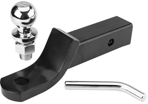 Estink 2in 6000lbs Heavy Duty Trailer Ball Mount Hitch Receiver | Towing Towbar, Caravan Truck, Durable Steel Construction
