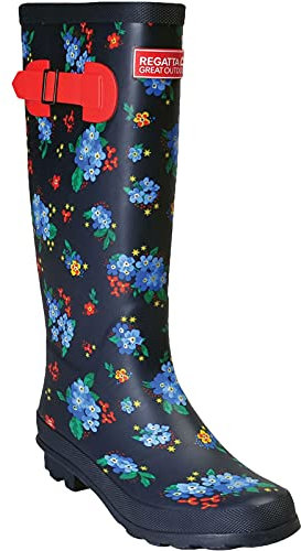 Stivali in gomma naturale regolabili da donna Fairweather II con fodera in cotone