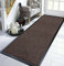 TrendMakers Small BROWN/BLACK Hardwearing Heavy Duty Black PVC Edge Pile Top Rubber Barrier Entrance Door | Doormat Floor Mat Rugs | 40cm x 60cm