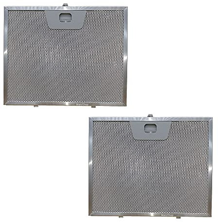 Marel Shop® - Filtri in alluminio metallici antrigrasso 2 PZ 235 x 189 mm per cappa compatibili con Faber per modelli: INCA SMART C52 - INCA SMART HIPPLUS52