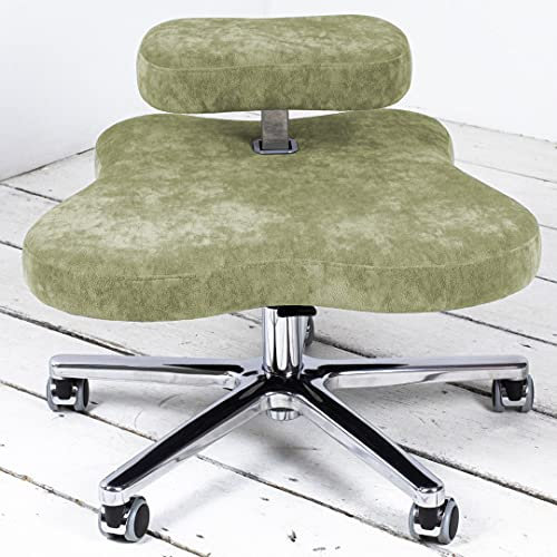 DragonflyChair - aktiver Bürostuhl zum Sitzen in verschiedenen Stellungen (im Schneidersitz, in japanischer Sitzhaltung, hocken oder auf andere Weise); wie Kinder auf dem Boden. (Standard, Olive)