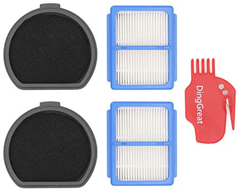 DingGreat 2 Stück Filterset Zubehör Kompatibel für AEG ASKQX9 Staubsauger (2 Vormotorfilter + 2 Hygienefilter)
