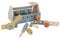 Little Dutch 7078 FSC Holz Kinder Werkzeugkasten 20-teilig blau