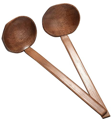 2PCS Japanese Soup Spoon Long Handle Japanese Long Handle Drink Soup Tortoise Shell hot Pot Spoon Arisen Ramen Spoon Ramen Spoon
