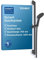 Duravit Universal Duschsystem, Duschset mit Strahlart Rain, Duschstange (700 mm) mit höhenverstellbarer Handbrause, Brauseschlauch mit Verdrehschutz, Schwarz Matt