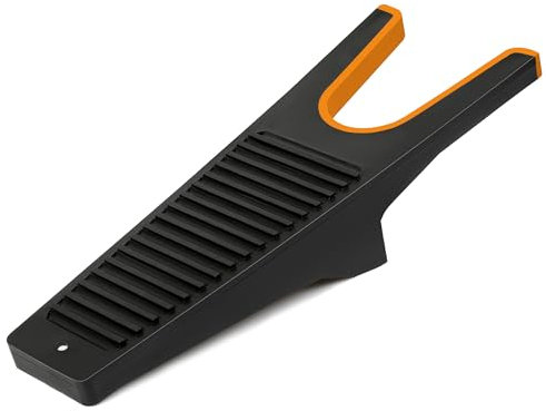 ZOMAKE Cavalletto per Stivali per Stivali di Gomma, Stivali da Equitazione, Stivali in Pelle, Cavalletti per Stivali di Gomma, Allargastivali con Raschiatore per Fango (nero + arancione)