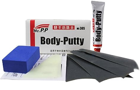 DSOUWEH Kit de remplissage de mastic pour carrosserie de voiture, puissant et efficace, pour une réparation facile des bosses, facile à utiliser en plastique, Durable, large Application