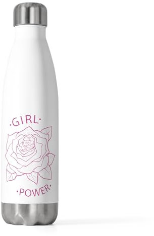 Girl Power - Borraccia termica da donna, 590 ml