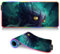 Grand Tapis Souris Jeu LED RGB 14 Modes Lumineux, Grand Tapis Souris Jeu antidérapant, Grand Clavier et Tapis Souris étendu pour PC, Ordinateur Portable, Bureau XL Kraken 30 x 80 cm