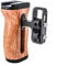 Sileduove DSLR Camera Cage Side Handle,Camera Rabbit Cage Wooden Multi-function Side Grip Handle(wooden handheld grip)
