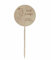AWASG Blumenstecker Holz mit Gravur - Personalisiert mit Name - Holzstecker Blumentopf Deko Strauß - Geschenk Beste Freundin Mama Oma