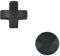 Elite - Confezione da 2 cuscinetti a D di ricambio in metallo per controller Xbox One Elite Series 2, D-Pad magnetico standard e D-Pad sfaccettato per controller Xbox One Elite Series 2/Series 2 Core