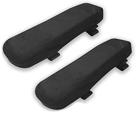 Armstödsdyna 2 st vadderade armstödskuddar med justerbar krok och fästelement armbågskudde minnesskum armstöd stolskydd