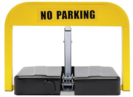 Parkplatzsperre, Auto Parken Schloss Automatische Fernbedienung Parken Sperre - Sicherer Auto Parken Saver Lock inkl. 2 Schlüssel und 2 Fernbedienungen