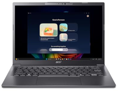 acer Aspire 14 AI Laptop | Display 14” WUXGA OLED | Intel Core Ultra 7-256V | 16 GB RAM | 512 GB SSD | Copilot+ PC | Windows 11 | QWERTY | PC Portatile IA, 14
