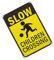Cabilock panneau de signalisation routière ralentissement des panneaux pour les quartiers signes de ralentissement vigilance Signe de circulation panneaux de signalisation pour les enfants