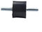 Vibrationsdämpfer-Halterung aus Gummi für M3 M5 M6, effektive Geräuschreduzierung für verschiedene Geräte (M6 x 18 mm (25 mm x 20 mm))