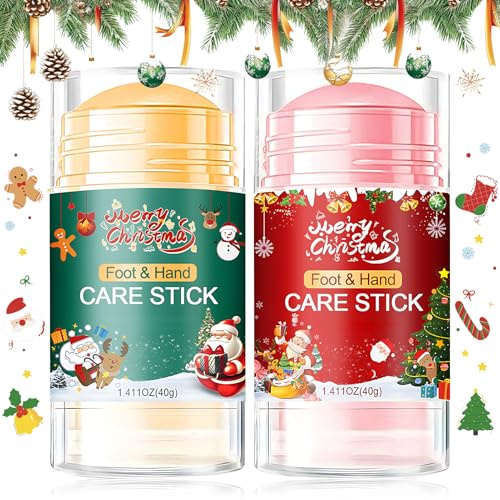 Fusspflege Creme Weihnachten, Fusscreme Rissige Fersen, Fusscreme Sehr Trockene Füsse Hornhaut, Anti-Cracking Fußcreme, Weihnachtsgeschenke für Familie und Freunde, 40g×2