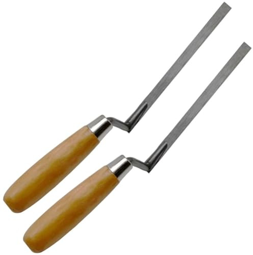 Fituenly 2 Stück Fugenkelle, Fugenhobel, Maurerwerkzeuge Zum Fugen Von Mörtel, Zementkelle, Fugenwerkzeug, Fingerkelle, Fugenhobel, Fliesenwerkzeuge