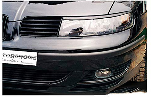 Motordrome Satz Scheinwerferblenden kompatibel mit Seat Leon 1M 1999-2005 (ABS)