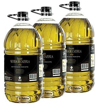 Garrafa Aceite Virgen Extra Pet 5L Picual Sierra Cazorla - Pack 3 Garrafas