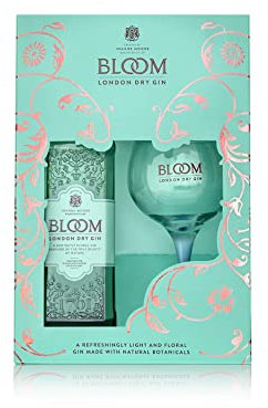 Bloom Gin Gift Set with London Dry Gin and 1 Coppa Glass - 70 cl