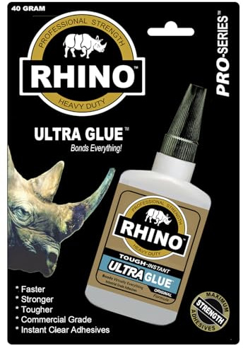 Rhino Glue, Heavy Duty 40 Gram Clear