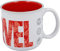 Stor Ceramic Marvel Breakfast Mug 400ml, Hot Drinks, Tea, Coffee, White and Red (White)