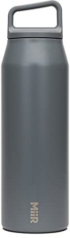 MiiR Wasserflasche mit breiter Öffnung: Isolierte Wasserflasche aus Edelstahl mit doppelwandiger Vakuumisolierung, auslaufsicheres Design, hält Getränke heiß oder kalt