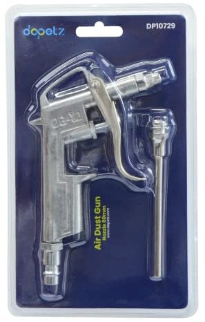 Dapetz ® Air Duster Blow Gun Blower Compressor Dust Removing Cleaning with 80mm Extended Air Nozzle Ideal for Garage Workshop, Metal Workers, Builders, Car Mechanics, Spray Painters and DIY