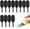 DIUJHUUY 12 Pcs Identity Theft Protection Roller Stamp Ink Set, Schwarz, Ölbasierte Tinte auf nicht-giftigem Material, Rollerstempel-Set