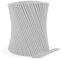 wisefood Lot de 2 000 pailles blanches, diamètre : 8 mm x 20 cm, sans PLA/PE, jetables, biodégradables, en papier solide