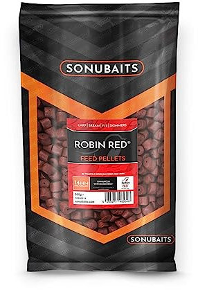Sonubaits Robin Red Feed Pellets 900g 8mm (Drilled)