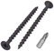 SKIR'CO Lot de 300 vis avec finition phosphatée noire 3,5 x 55 mm pour cloison sèche, vis à bois, tête cruciforme, vis pour plaque de plâtre