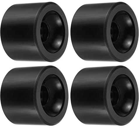 PATIKIL 4Pack 70mm 78A Langboard Rad Weich Cruiser Räder Straße Rad Schwarz